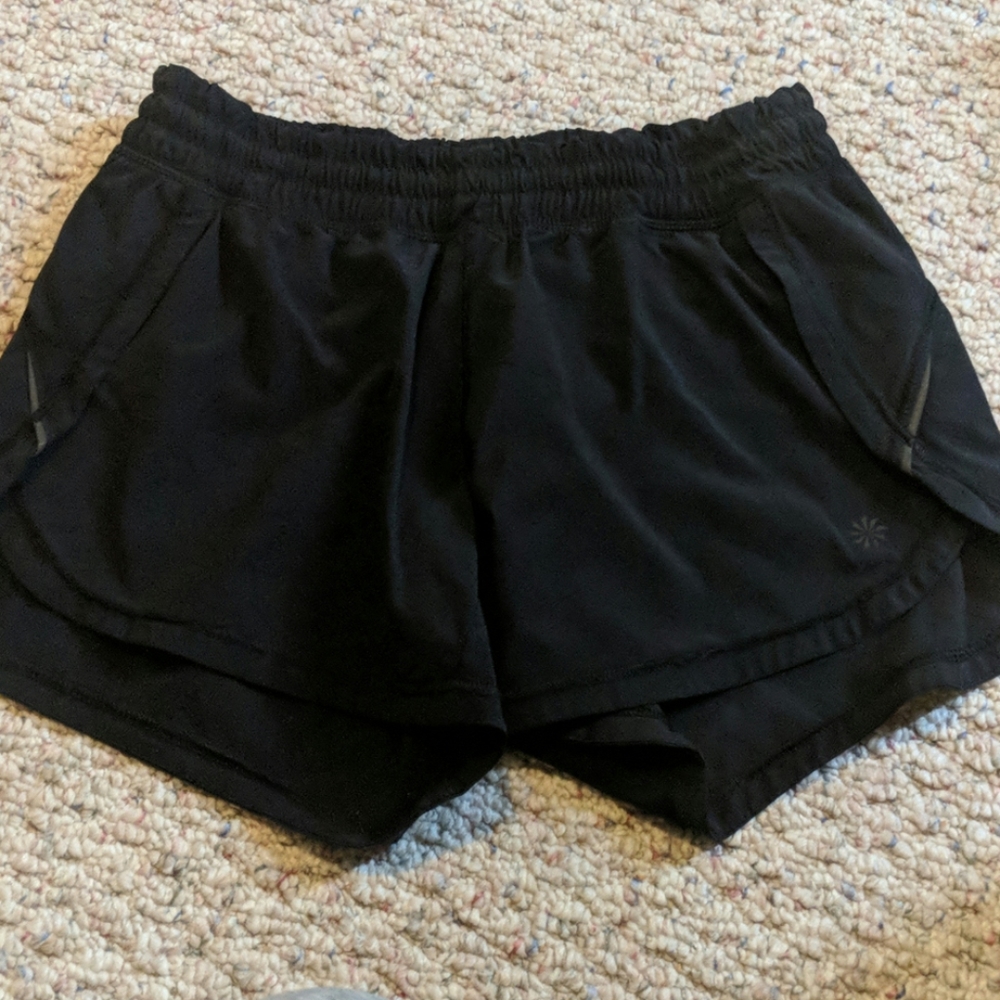 Athleta running shorts